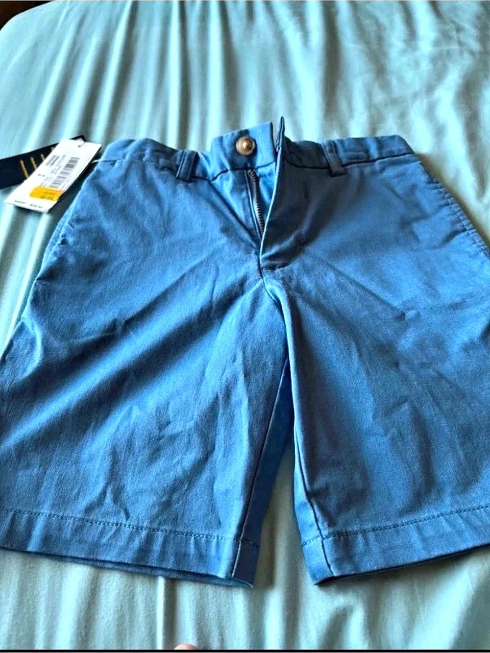 Polo Ralph Lauren Boys Classic Chino Shorts Boys Size 6 Blue NWT